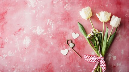 Women's Day: Among the Rustic Textures of the Linen Background, Unleashing the Delicate and Composed Beauty of Women