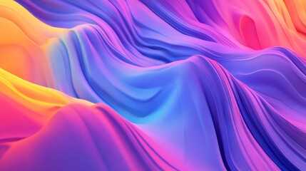 Obraz premium Vibrant Hues: An Abstract Symphony of Color and Light