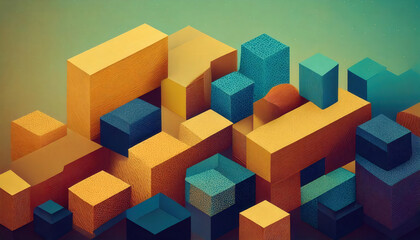 Obraz premium A minimal isomatic seamless abstract background for high-quality digital art contemporary studio graphic design aesthetic focus isometric geometry