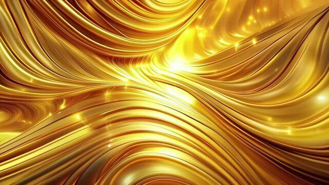 Abstract background. Trendy business website template with copy space. Nice gold texture with gold transparent stripes. Raster image. Smooth lines, circles