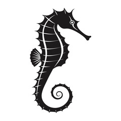 Obraz premium sea horse vector art 