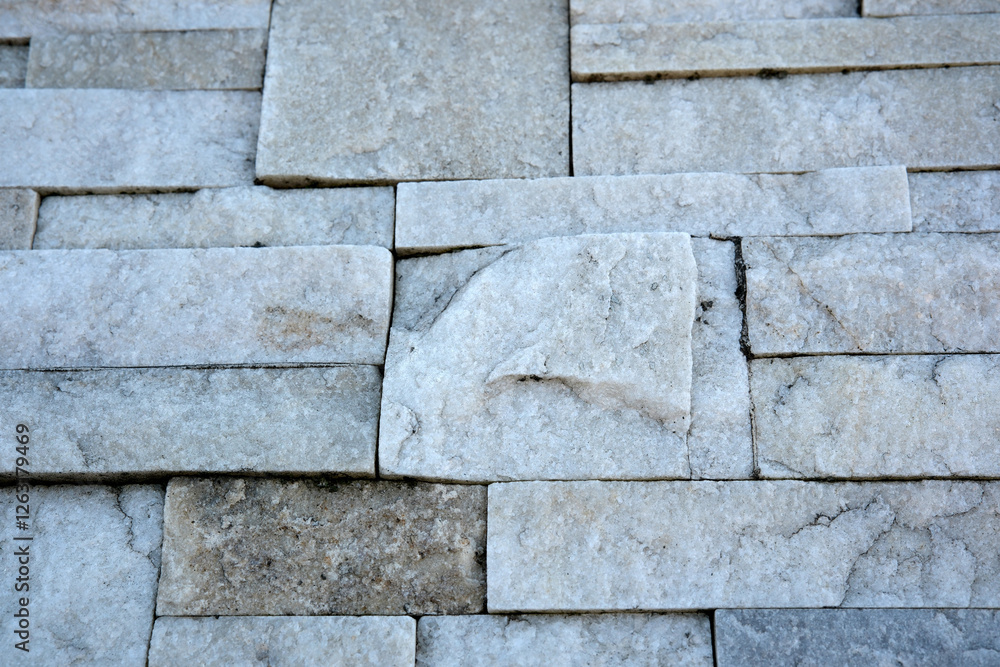 Poster textures of stone create a unique pattern in subtle tones