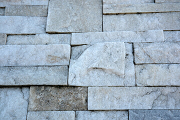 Textures of stone create a unique pattern in subtle tones