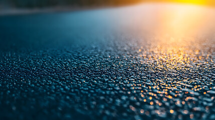 Reflective water surface at sunset outdoor landscape nature imagery tranquil environment close-up serenity concept