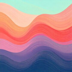 abstract colorful background with waves