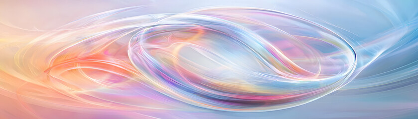 Obraz premium Fluid motion abstract art digital creation colorful background contemporary style artistic perspective visual aesthetics