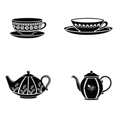 set of tea cups