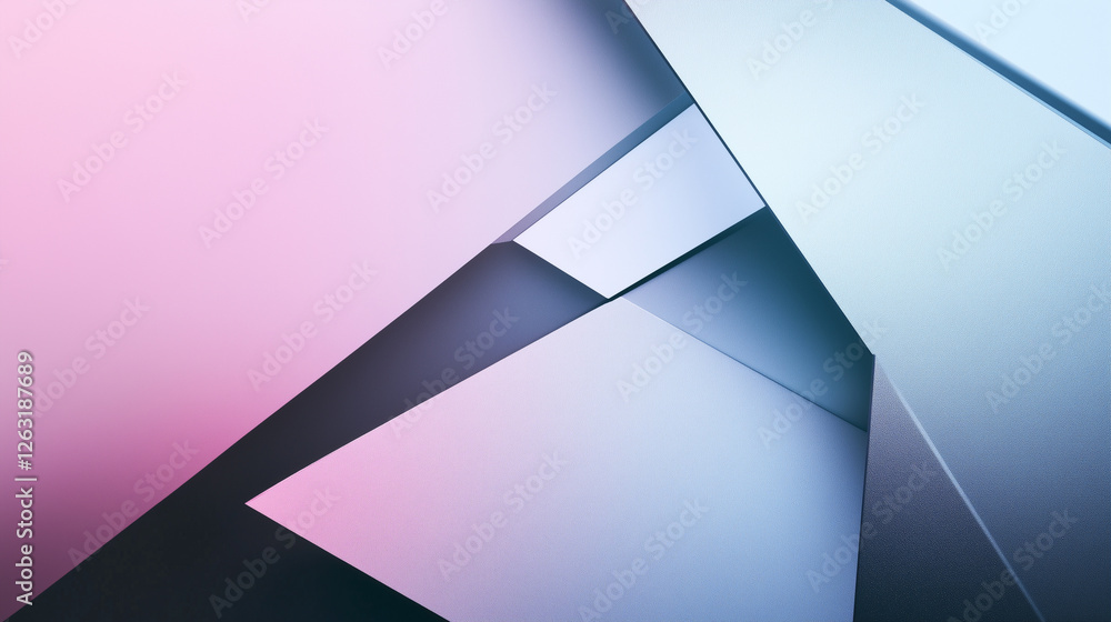 Aufkleber modern sleek typography with bold minimalism highlighted by soft lighting and geometric shapes in a 