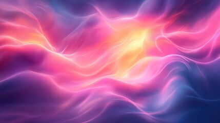 Fototapeta premium Abstract Pink Purple and Orange Wave Background