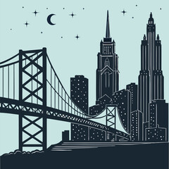 brooklyn bridge silhouette,city skyline silhouette,silhouette of the city