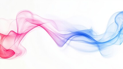 Naklejka premium Abstract Swirling Waves of Color