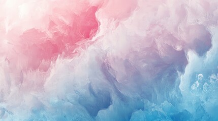 Fototapeta premium Pastel Holographic Gradient with Soft Blue and Pink