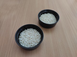 White rice on the table