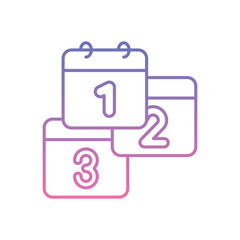 Holidays icon vector stock illustration