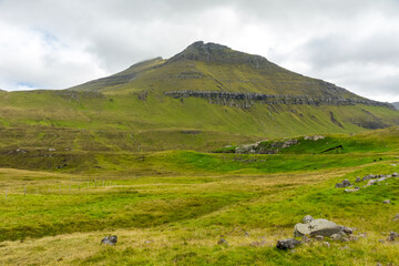 typical landscape from the Faroe Islands 