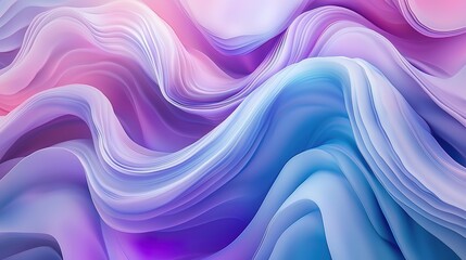 Obraz premium Abstract fluid shapes in pastel colors.