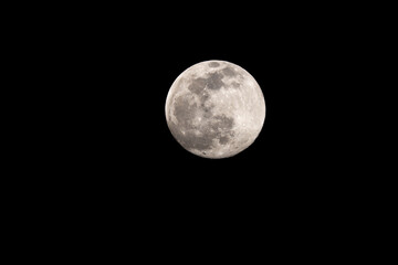 Full moon from Santo Domingo