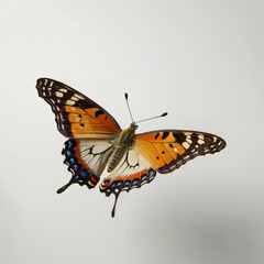 "Elegant Butterfly on White Flowers &ndash; Nature Macro Photography"

