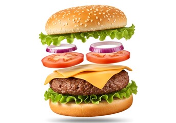 Deconstructed Hamburger