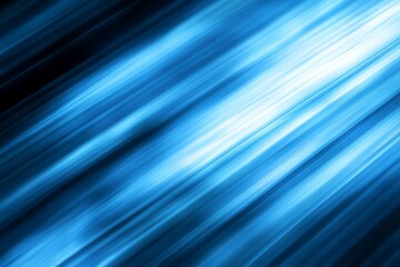 Fototapeta premium Dynamic Blue Diagonal Lines Abstract Background