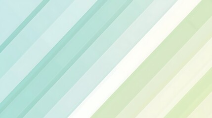 Obraz premium Abstract Diagonal Lines Pastel Green Blue White Background