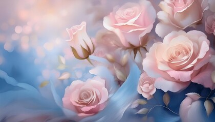 bouquet of pink roses