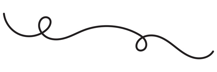 Insane messy line. Complicated clew way. Tangled scribble vector path. Vector illustration.