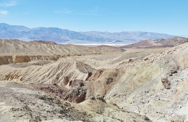 Death Valley National Park's Artist's Drive, known for its striking array of colors