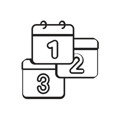 Holidays icon vector stock illustration