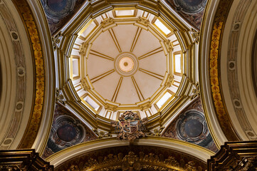 Obraz premium cupula de la catedral de Albarracin, Teruel, Aragon, España.