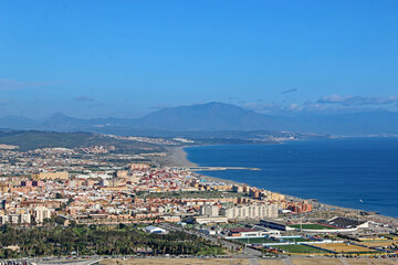Looking down on Gibraltar town, Gibraltar	