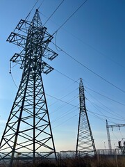 high voltage power lines
