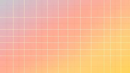 Verduisterende gordijnen Abstract Grid Pattern With Pastel Gradient Colors © yogiandrias