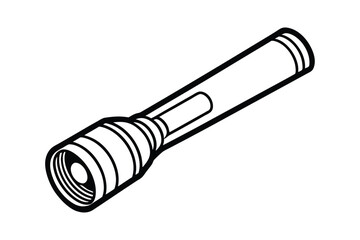 Line art design of a flash light vector art illustration2.eps
