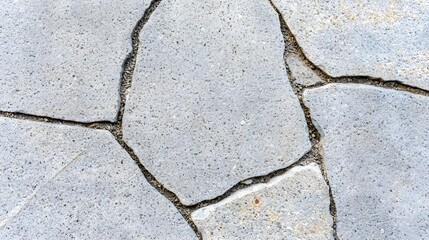 Fototapeta premium Cracked Grey Stone Pathway with Natural Texture and Detail