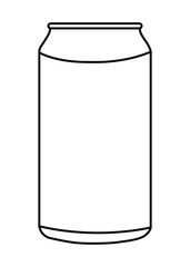 Soda Can icon. for mobile concept and web design aluminum soda can line art vector icon for apps and websites on white background.