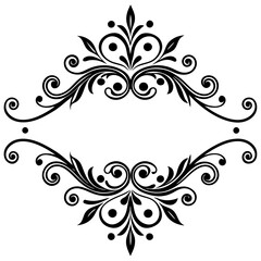 Elegant Vintage Dividers & Ornate Flourishes: Classic Decorative Line Art & Calligraphic Borders