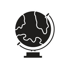 Globe and Earth vector Icon - editable icon