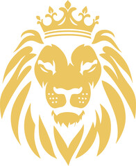 lion king silhouette logo vector, PNG