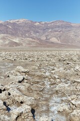 Death Valley National Park's Devil's Golf Course is comprised of salt that's been crystalized into...