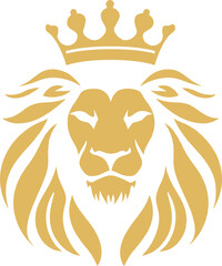 lion king silhouette logo vector, PNG