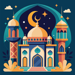 Ramadan,eid ul fitr,eid ul adha poster vector