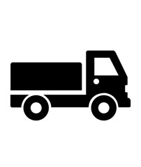 Truck clip art design on plain white transparent isolated background for card, shirt, hoodie, sweatshirt, apparel, tag, mug, icon, poster or badge