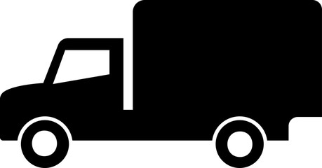 Truck clip art design on plain white transparent isolated background for card, shirt, hoodie, sweatshirt, apparel, tag, mug, icon, poster or badge