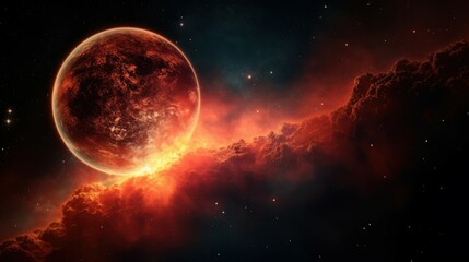 Spectacular Image of Newly Discovered Exoplanet Glowing in Deep Space 