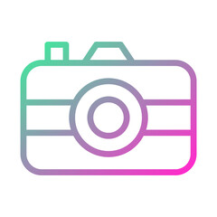 Gradient Camera Icon Design for Photography
