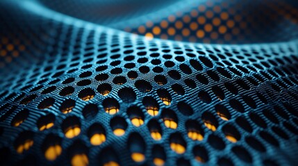 Abstract blue mesh texture background