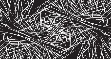 Circular starburst explosion texture. Distressed uneven grunge background. Abstract vector illustration. Overlay to create interesting effect and depth. Isolated on white background.