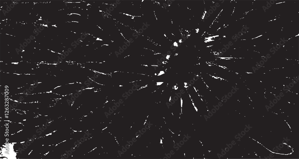 Poster circular starburst explosion texture. distressed uneven grunge background. abstract vector illustrat