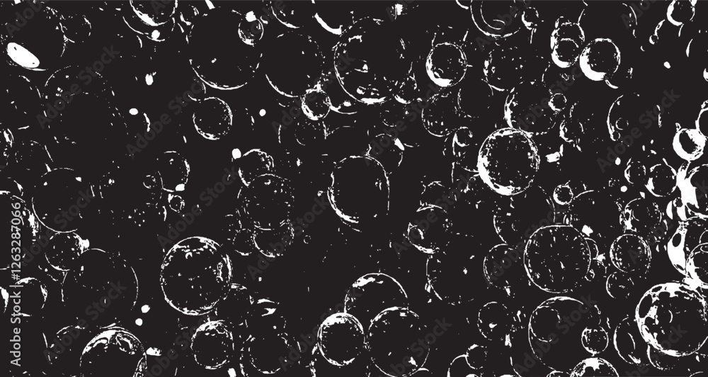 Poster monochrome texture composed of irregular graphic elements. distressed uneven grunge background. abst